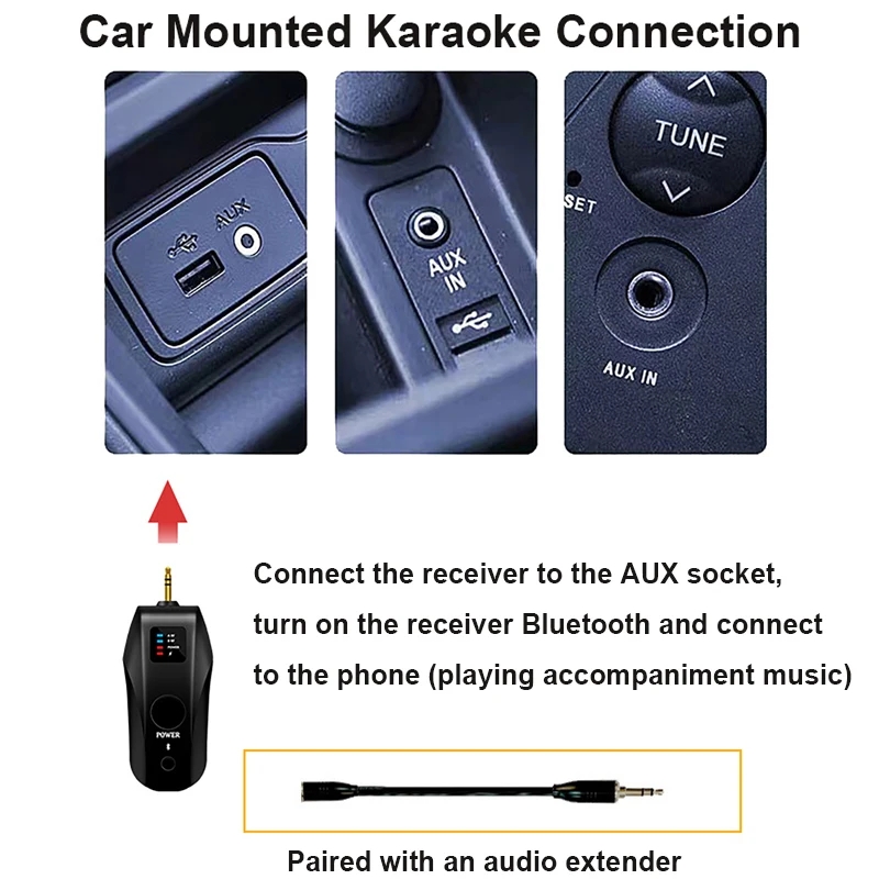 Microfono Dinamico Wireless UH - Bluetooth Karaoke Microphone Handheld recensione e prezzo