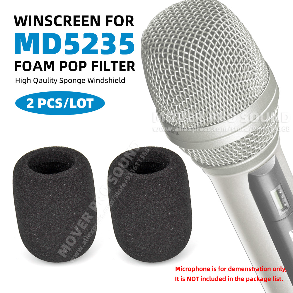 2 pz parabrezza Mic Foam spugn - Microphone Pop Filter Foam Windscreen recensione e prezzo