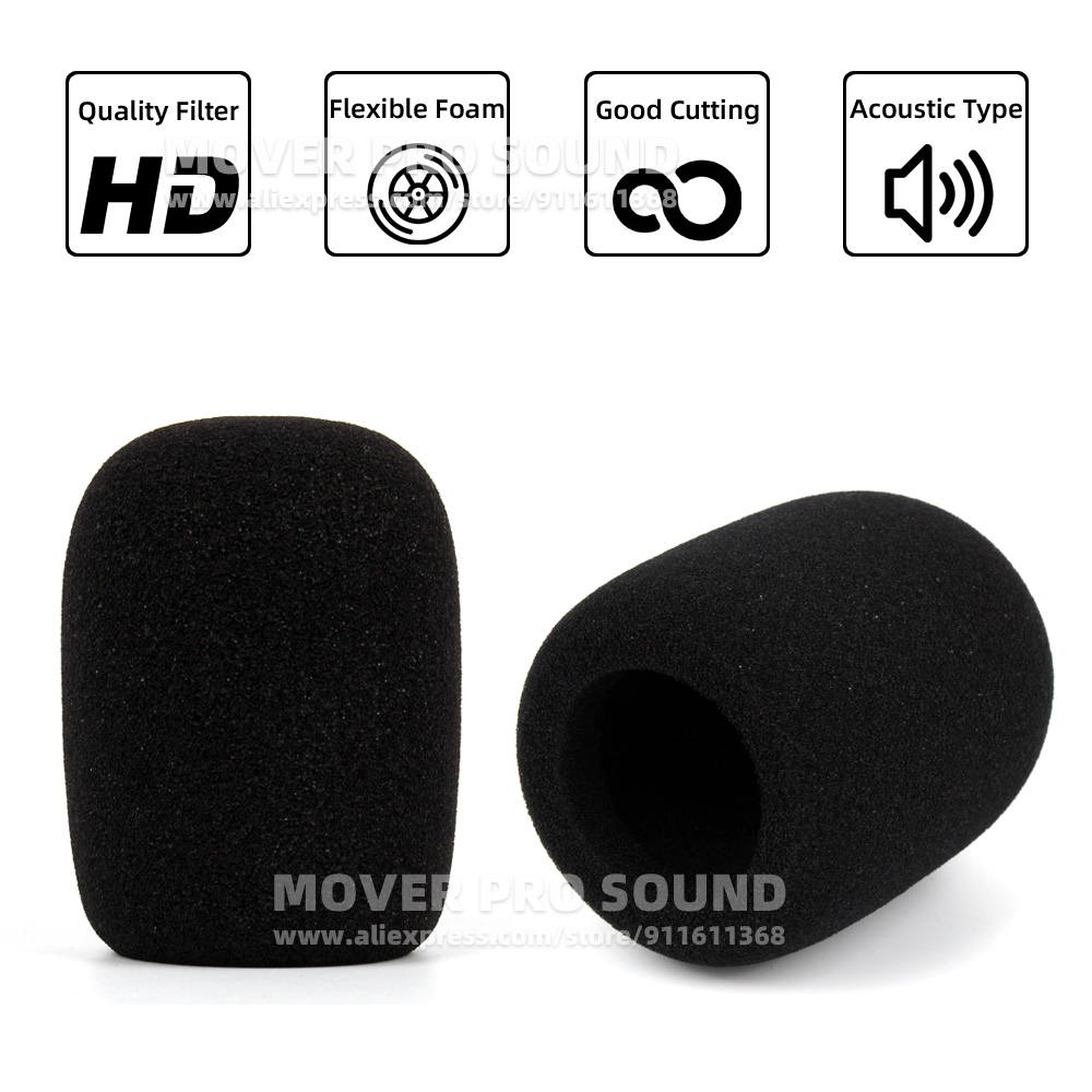 2 pz parabrezza Mic Foam spugn - Microphone Pop Filter Foam Windscreen recensione e prezzo
