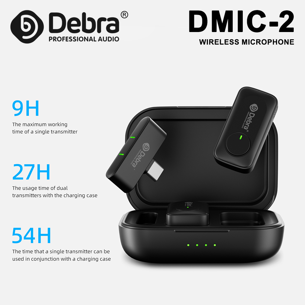 Microfono wireless Debra DMIC- - Wireless Lavalier Microphone Dual Receiver recensione e prezzo