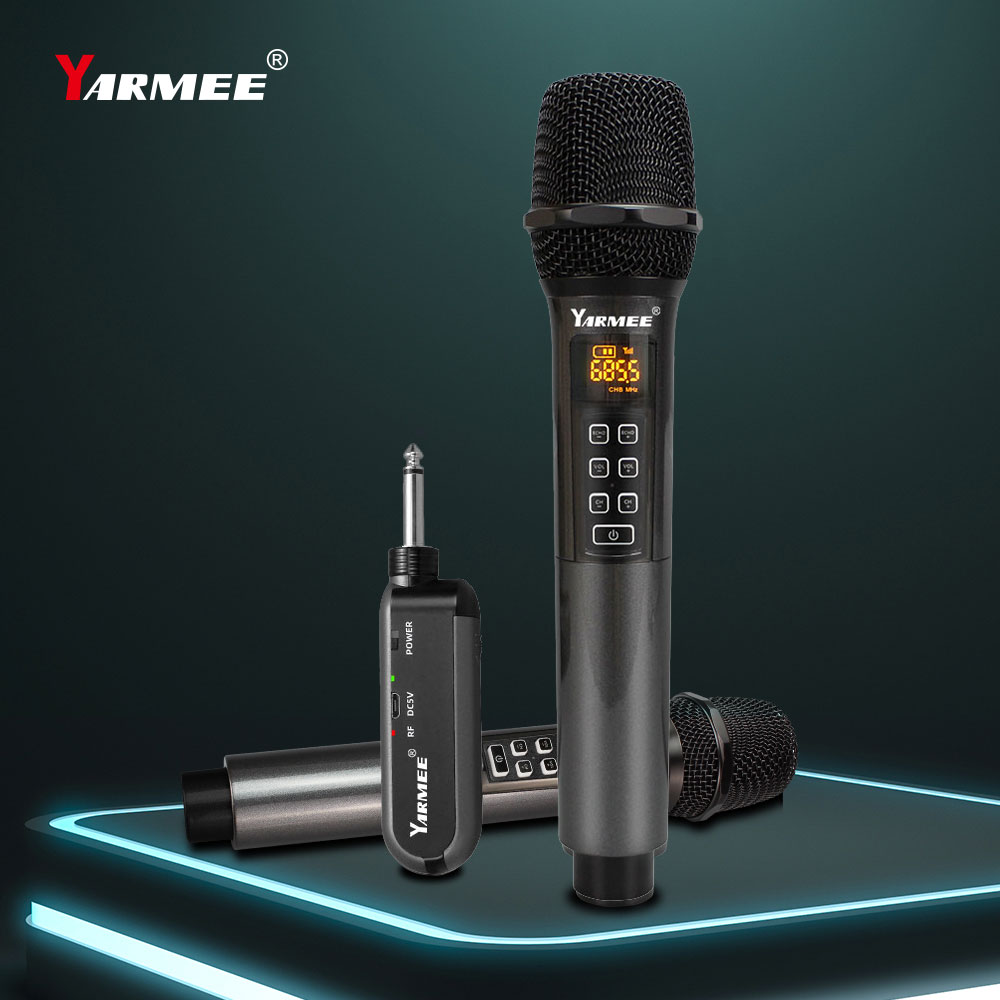 YARMEE Professionale UHF Micro - Rechargeable Wireless Mic Lithium Battery recensione e prezzo