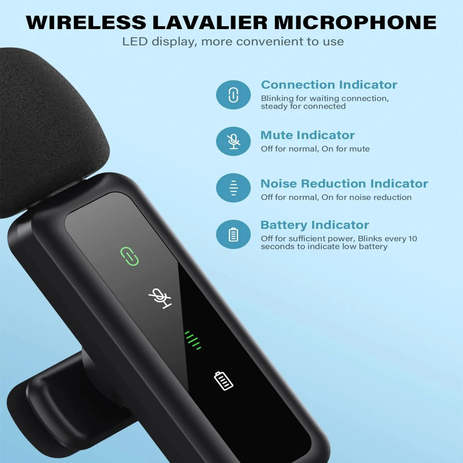 Microfono wireless lavalier Ba - Rechargeable Wireless Mic Lithium Battery recensione e prezzo