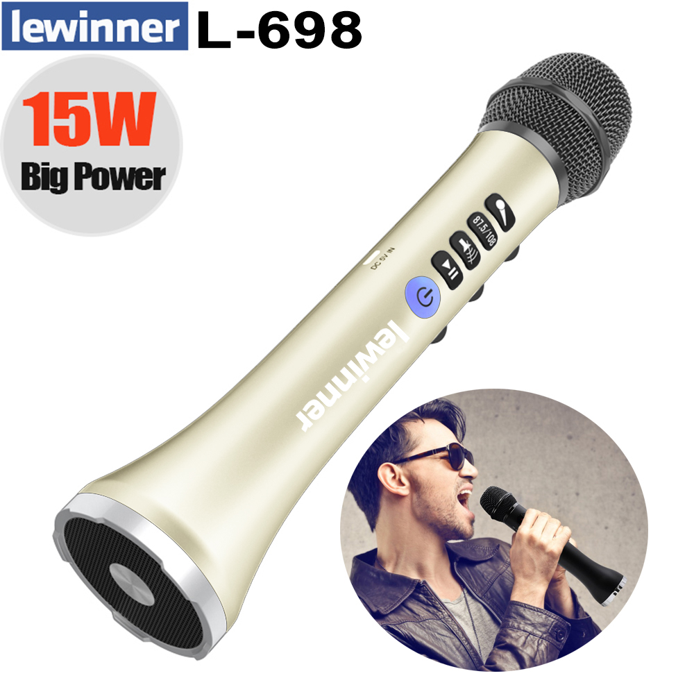 Lewinner L698 microfono Wirele - Bluetooth Karaoke Microphone Handheld recensione e prezzo
