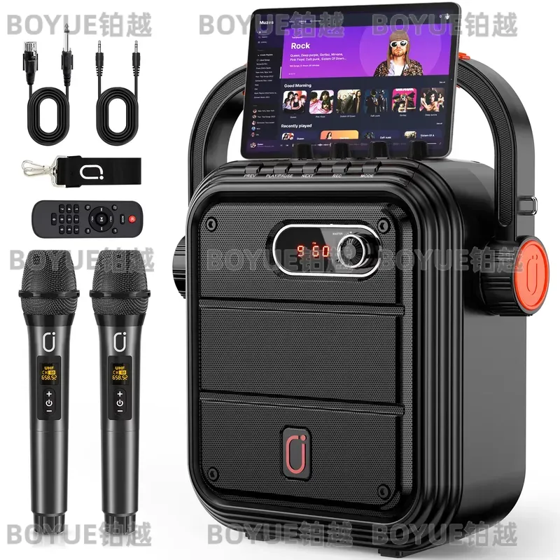 Macchina Karaoke Portatile con - Karaoke Machine Portable With 2 Mic recensione e prezzo